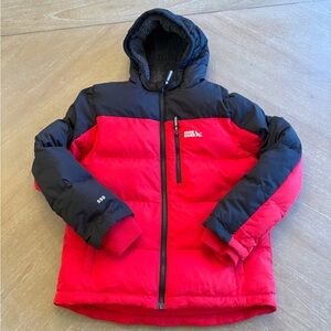 Eddie Bauer Fleece-Lined Down Jacket